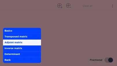 Matrix math calculator