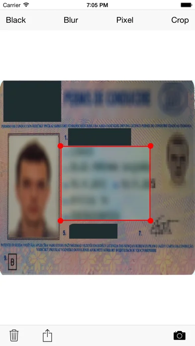 Redacted - hide sensitive part